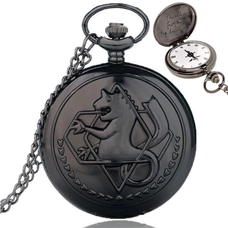 Relógio De Bolso Fullmetal Alchemist Edward Elric - Things Nerd
